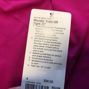 NWT Ripened Raspberry Wunder Train 25”